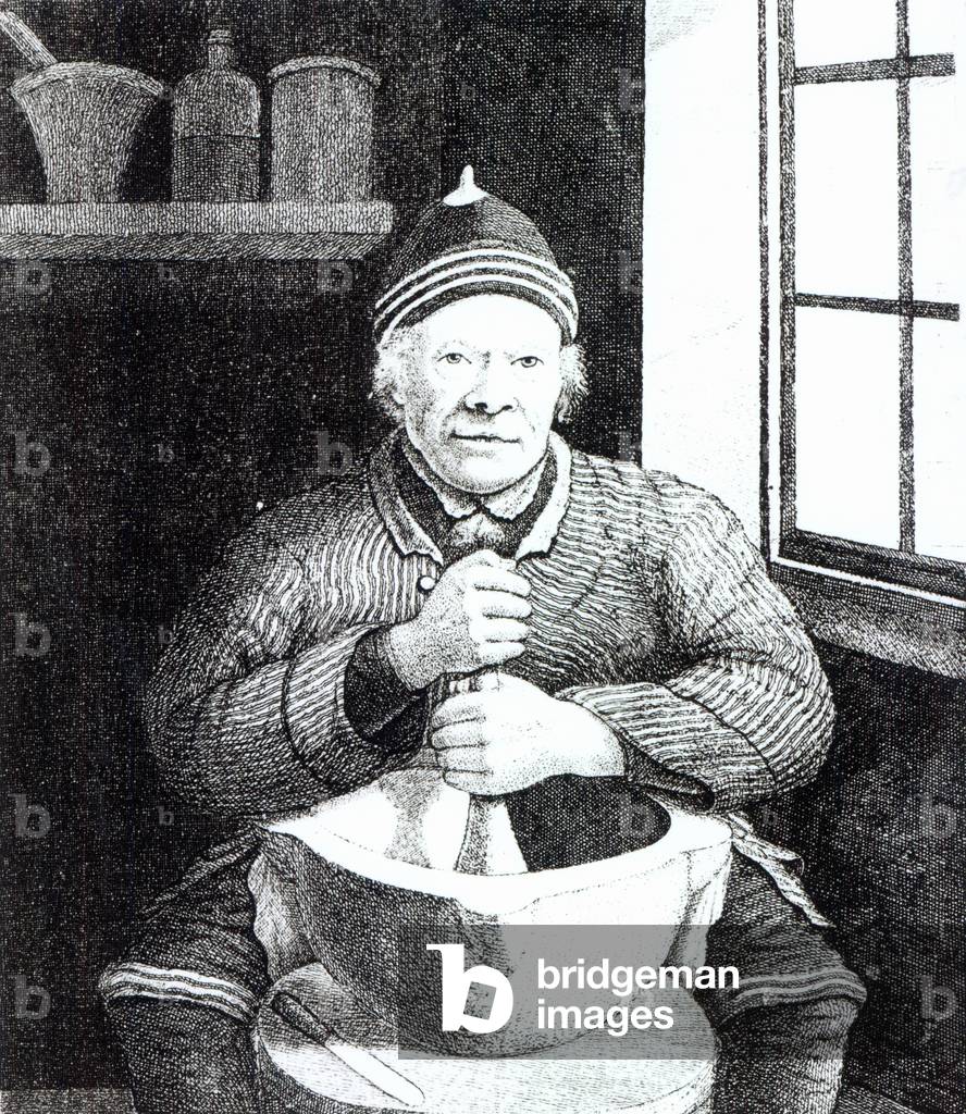 William Wilson, commonly called Mortar Willie, aged 107, 1815 (engraving)