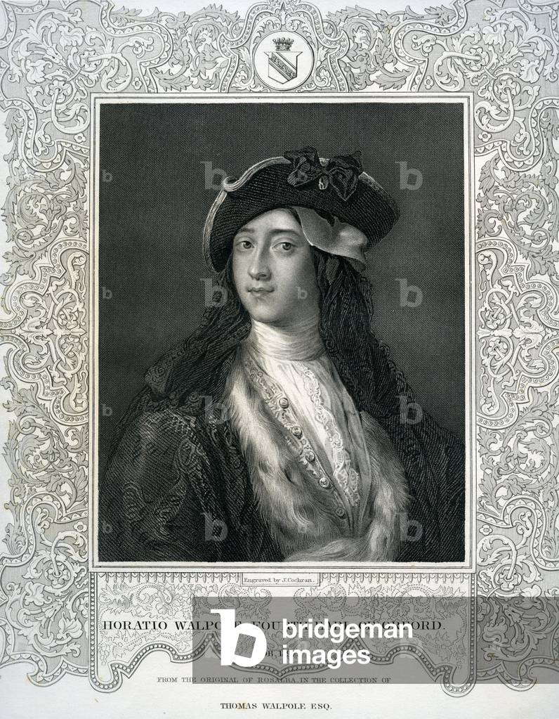 Horatio Walpole, Fourth Earl of Orford (1717-97) (engraving)