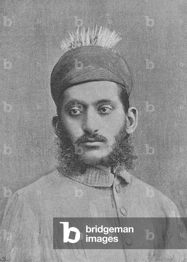 Mahbub Ali Khan, 6th Nizam of Hyderabad (engraving)