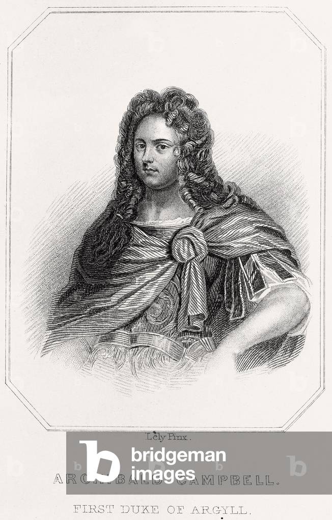 Portrait of Archibald Campbell, 1835 (litho)