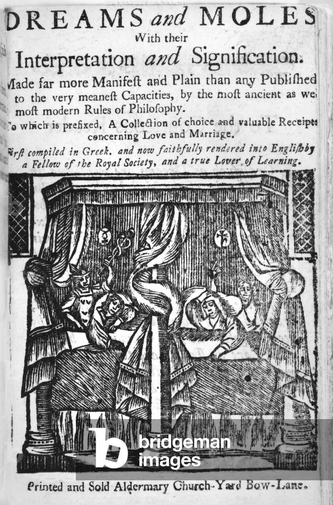Dreams and Moles, titlepage, c.1750 (woodcut)