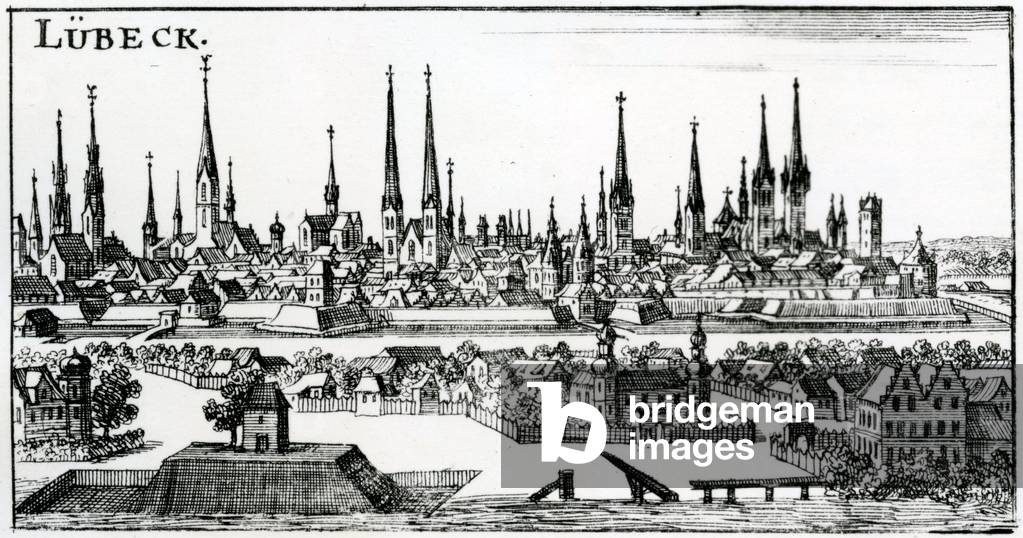 Lubeck, 17th century (engraving)