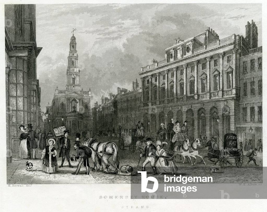 Somerset House, Strand (engraving)