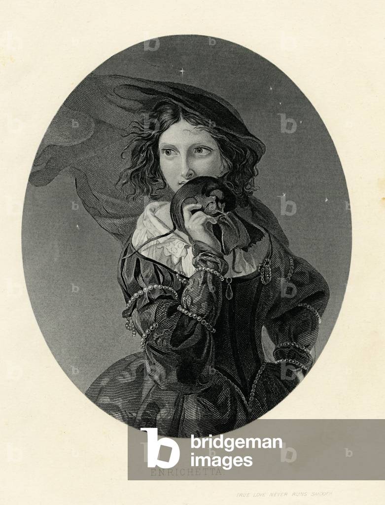 Enrichetta, True Love never Runs Smooth (engraving)