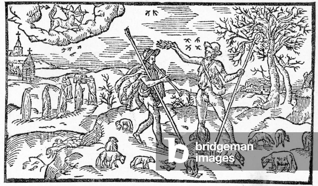 Image de Gravure représentant Mois de Novembre par English School, b/w