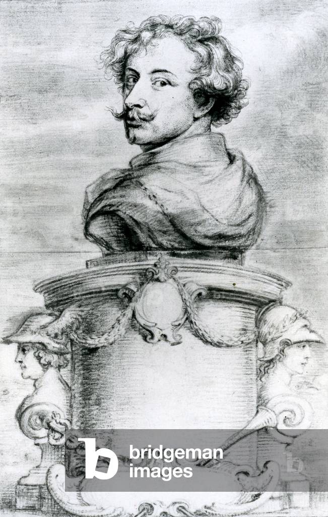 Sir Anthony van Dyck (1599-1641) (engraving)