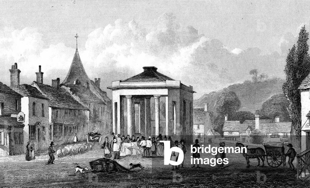 Westerham, Kent, engraved by H. Adlard, 1832 (engraving)