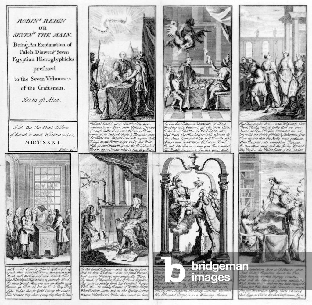Robin's Reign, or Seven's the Main, 1731 (etching)