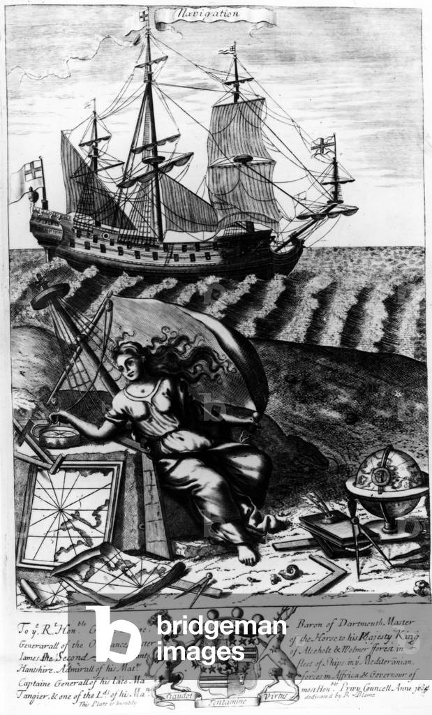Navigation, from 'The Gentleman's Recreation' published by Richard Blome, 1686 (engraving)