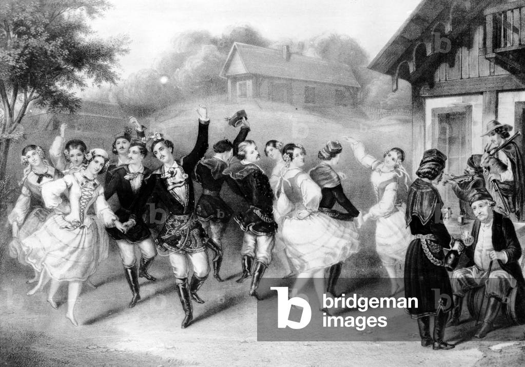 Polish Folk Dance (engraving)