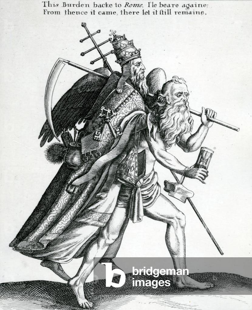 The Burden backe to Rome circa 1641 (etching)