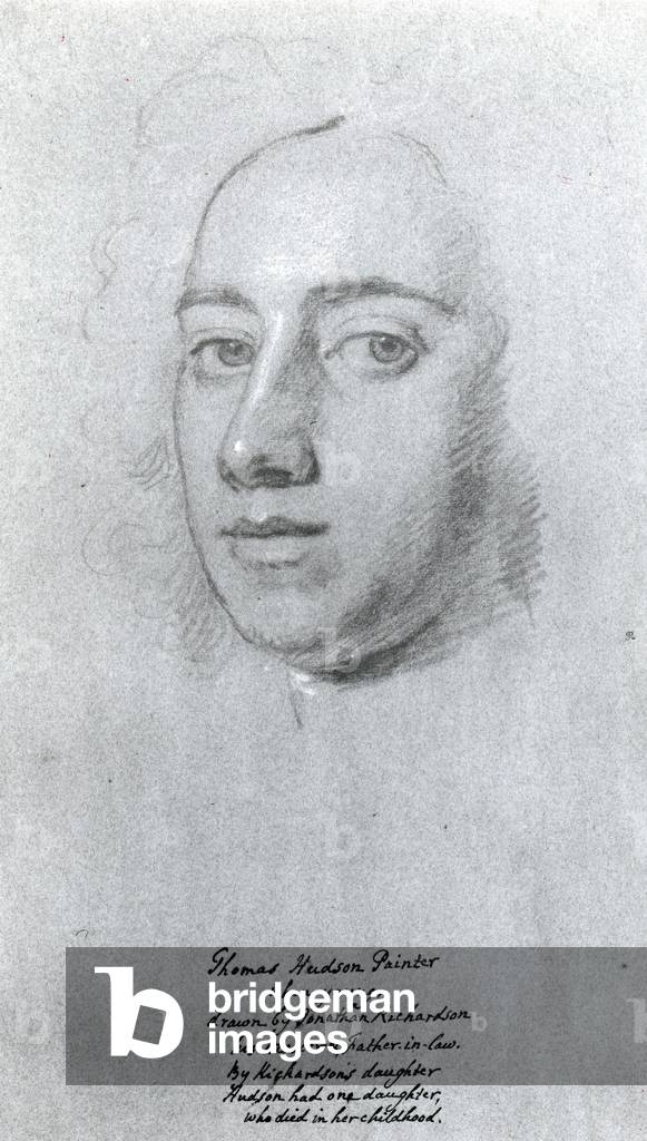 Thomas Hudson (1701-79) (chalk on paper)