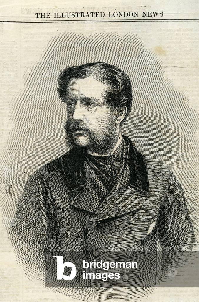 Major Charles Nasmyth (1825-61) from 'The illustrated London News' July 13th, 1861 (engraving)
