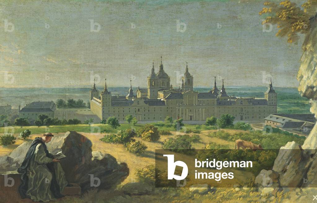 Il Monastero di El Escorial (olio su tela)