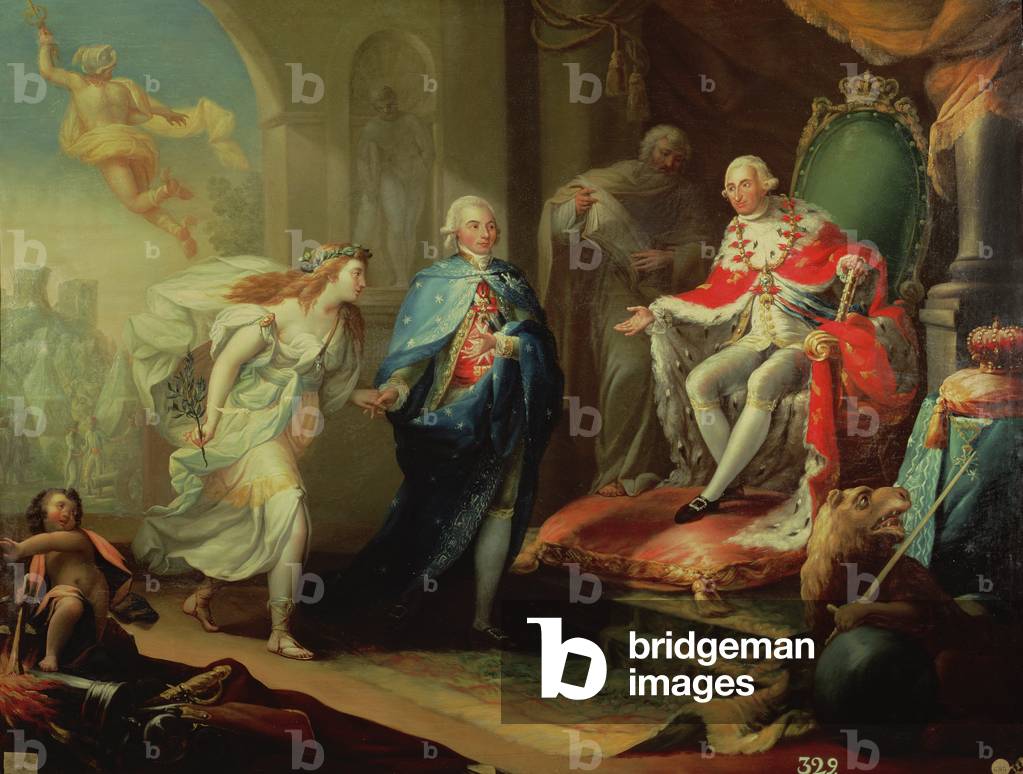 Godoy Presenting Peace to Charles IV, 1796