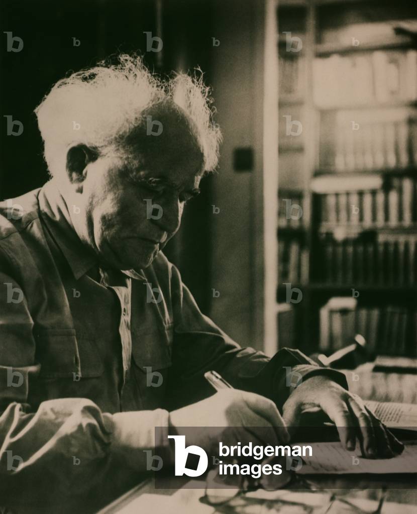 Immagine di Fotografia "David Ben-Gurion (foto b/n)", 20th Secolo di Israeli Photographer