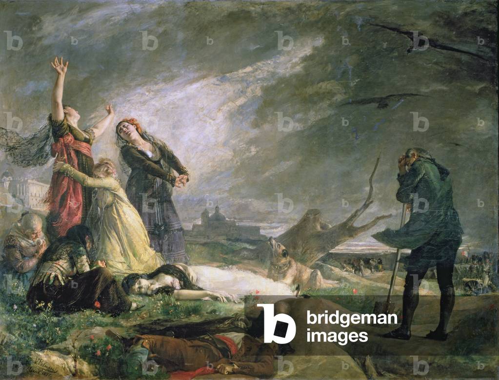 Sepoltura a La Moncloa maggio 1808 (olio su tela)