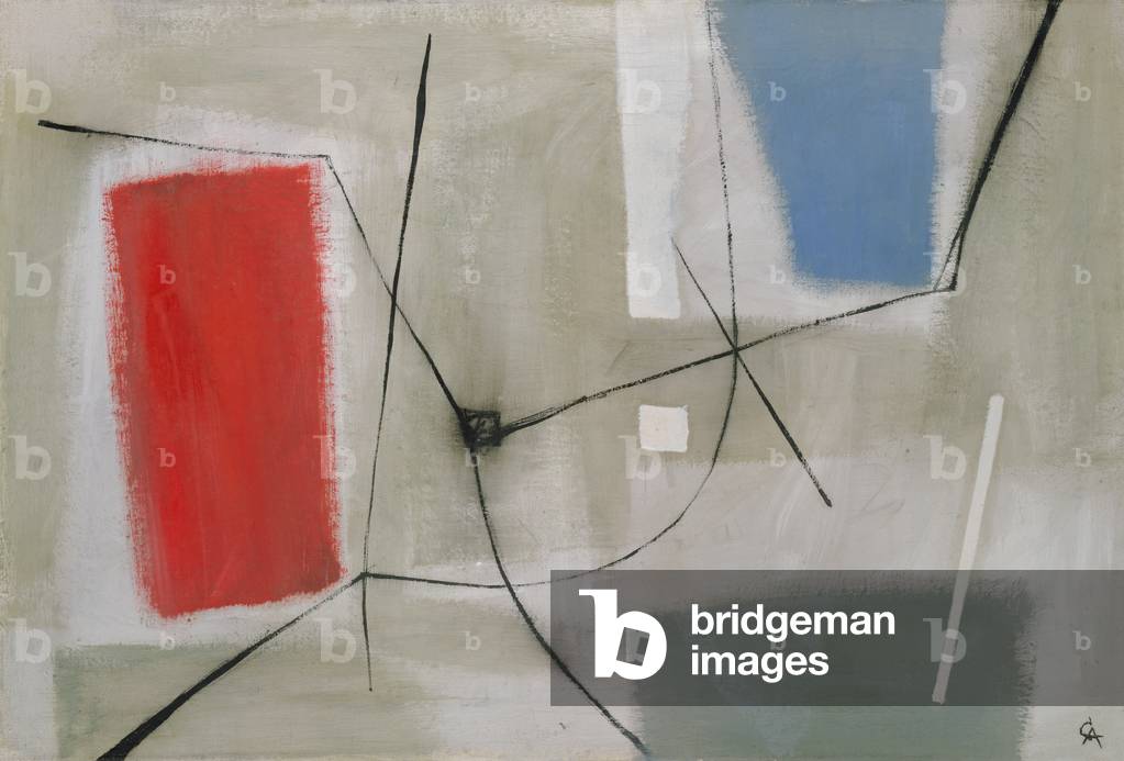 Composition #55/9 1955 (oil on canvas)