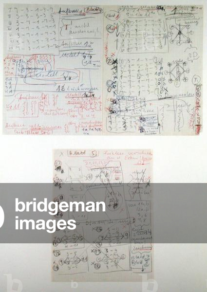 Untitled work from 'Kleine Konstruktion', New York, 1966-68 (pen, pencil and ink on paper)