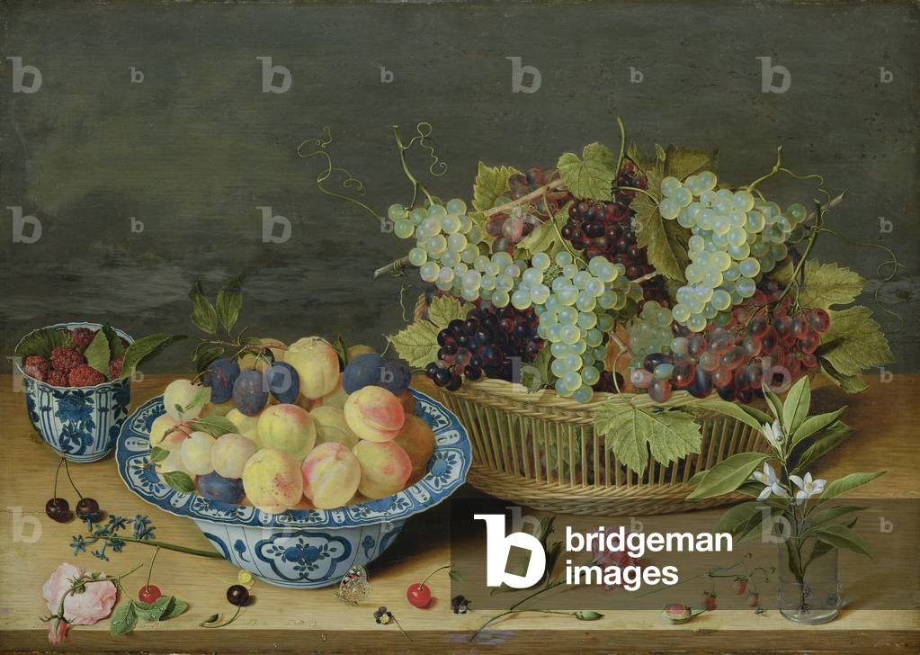 Still Life with Fruit (oil on panel)