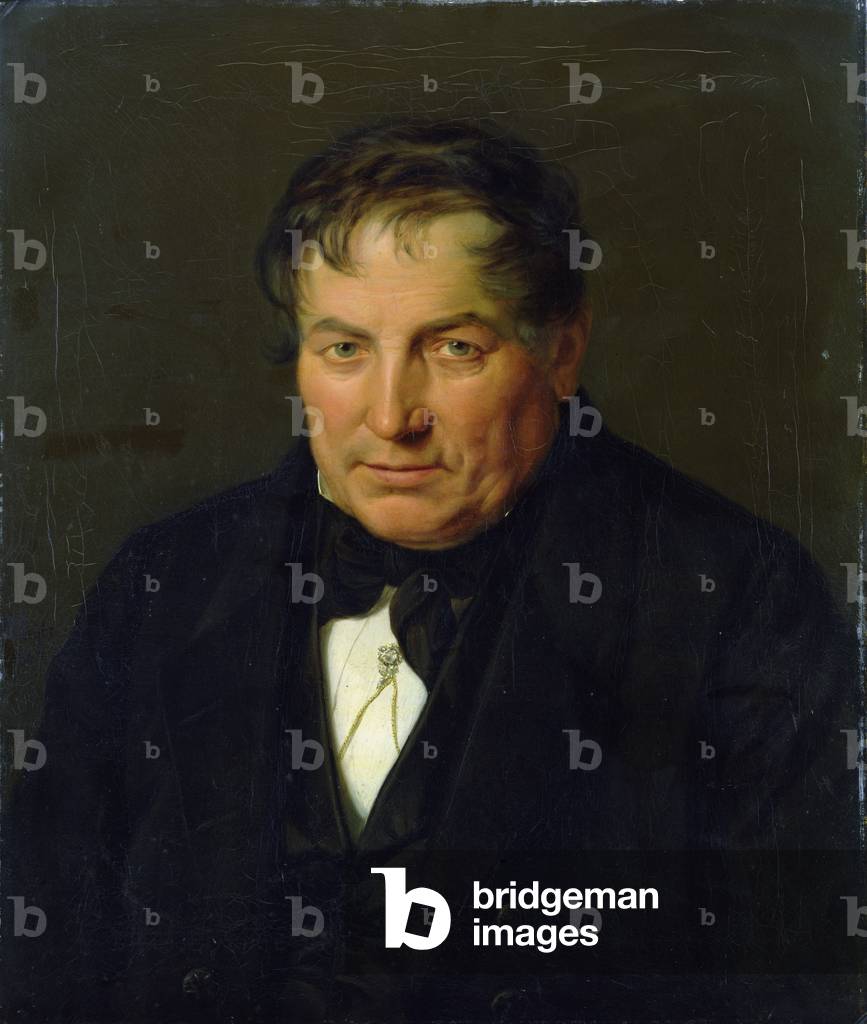 Johann Georg Hackius, 1847 (oil on canvas) (pair of 144512)
