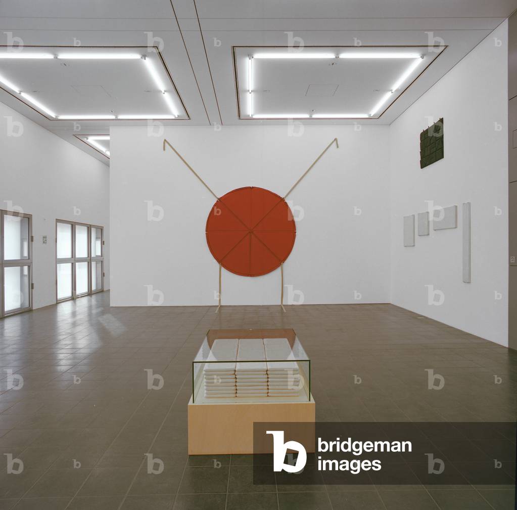 Gallery exhibiting work by Franz Erhard Walther (b.1939) (photo)