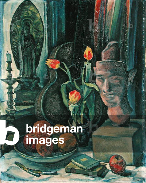 Still Life, 1921 (oil on card)