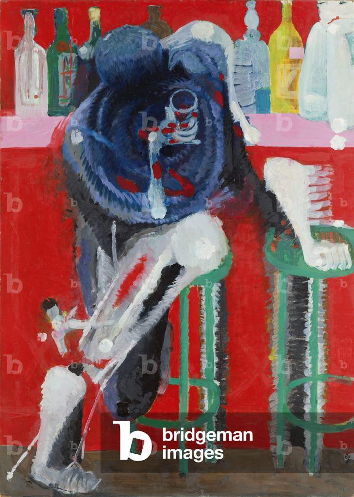 Alcoholic II, 1961 (oil and tempera on canvas)