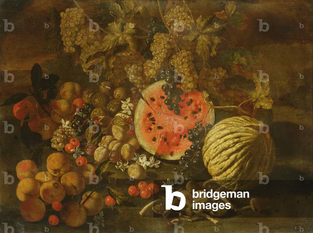 Immagine di Dipinto "natura morta olio su tela", 17th Secolo di Giovanni-Battista Ruoppolo or Ruopolo