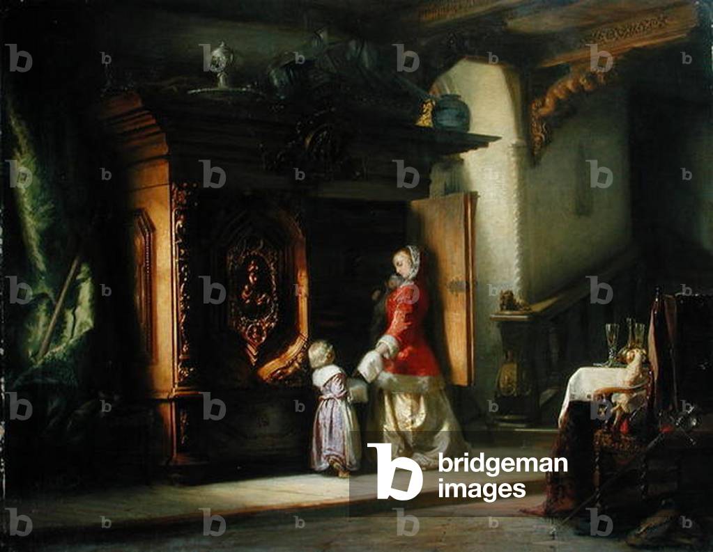 Interior, 1853 (oil on canvas)
