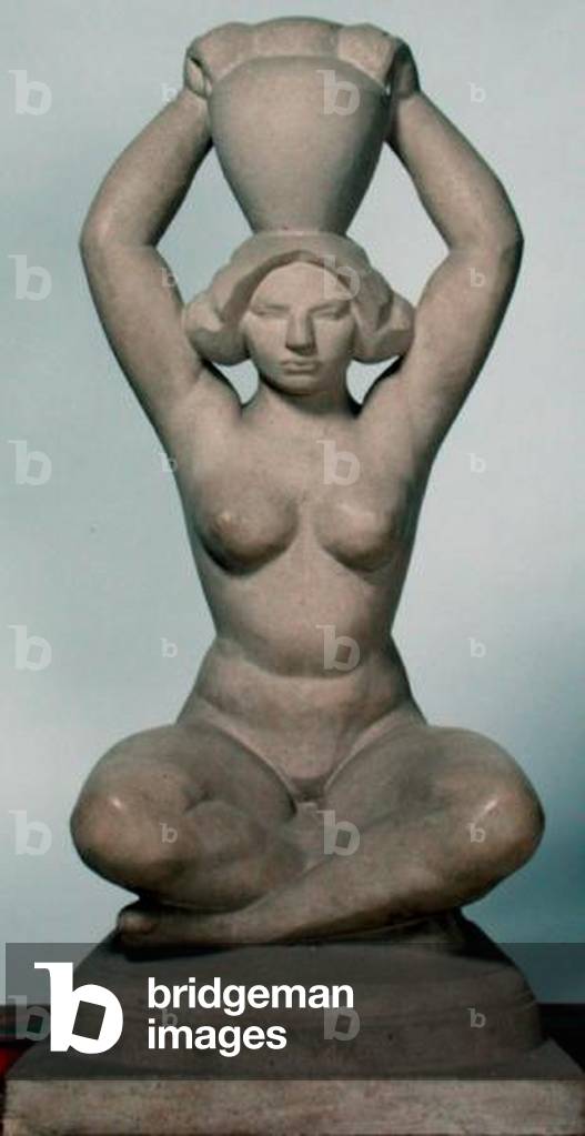 Jug Bearer, 1912 (stone)