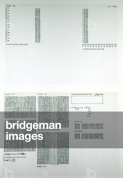 Untitled work from 'Kleine Konstruktion', New York, 1966-68 (pen & ink on paper)