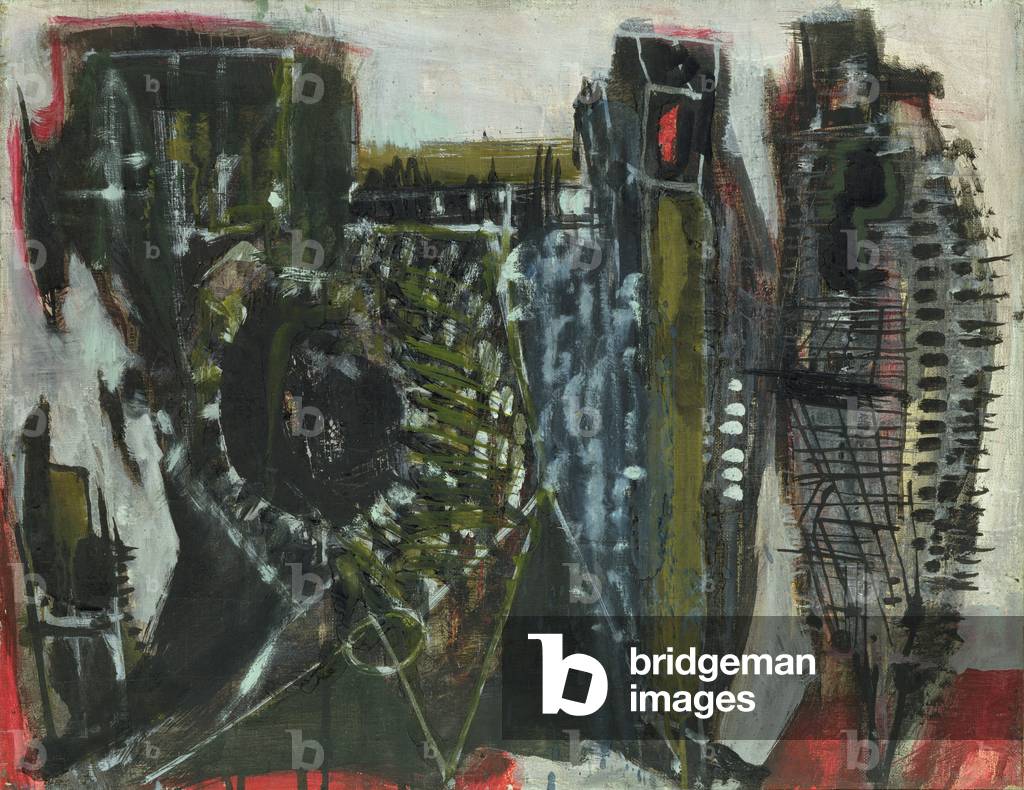 Gefleckter Ofenstein, 1958 (oil on canvas)