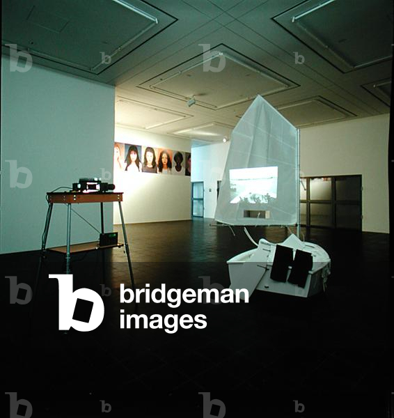 Gallery exhibiting works by Rosemarie Trockel (b.1952) (photo)