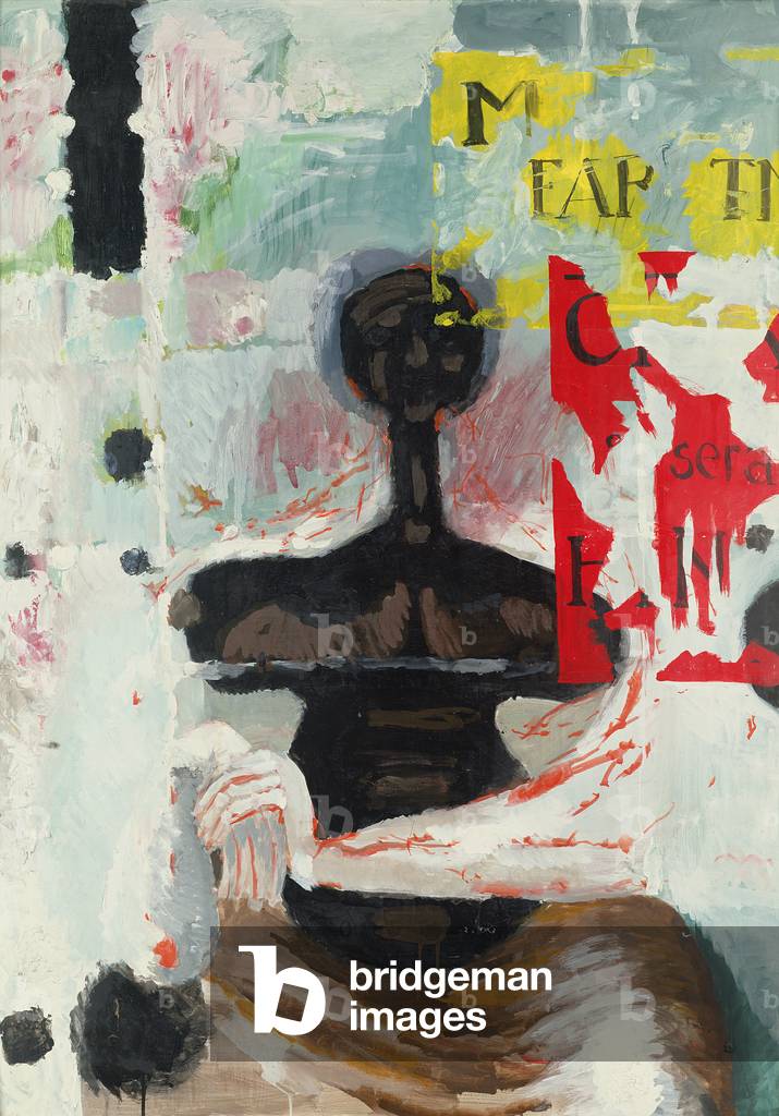 Old Woman from Otricoli II, 1966 (oil on hardboard)