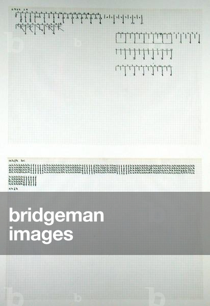 Untitled work from 'Kleine Konstruktion', New York, 1966-68 (pen & ink on paper)