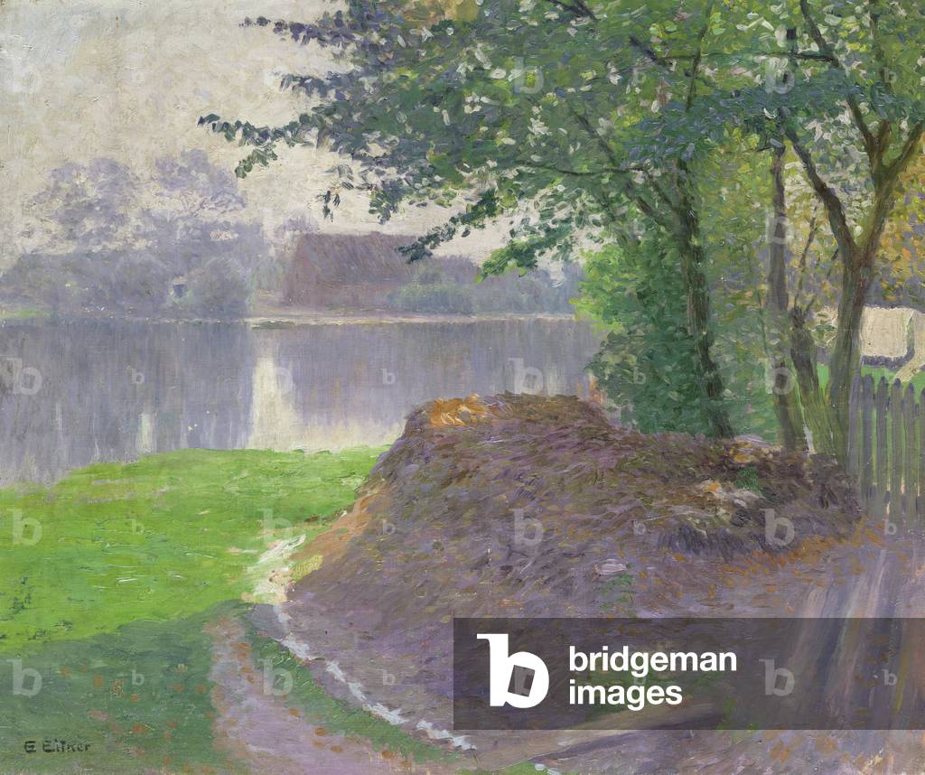 Fog on the Alster, 1894 (oil on canvas)