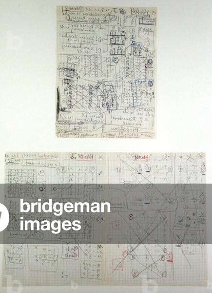 Untitled work from 'Kleine Konstruktion', New York, 1966-68 (pen, pencil and ink on paper)