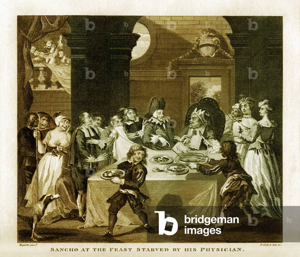 Sancho starved by his physician by William Hogarth