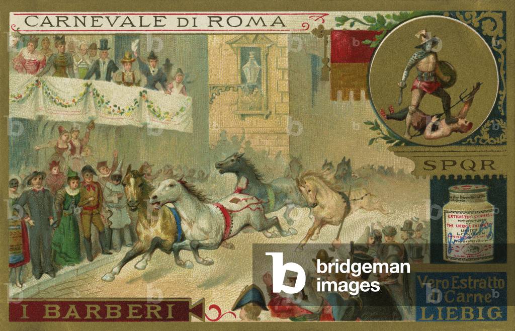 Running of Berber horses