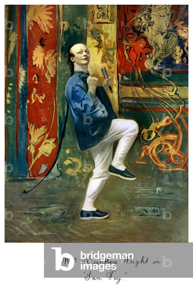 Huntley Wright as Li in 'San Toy'