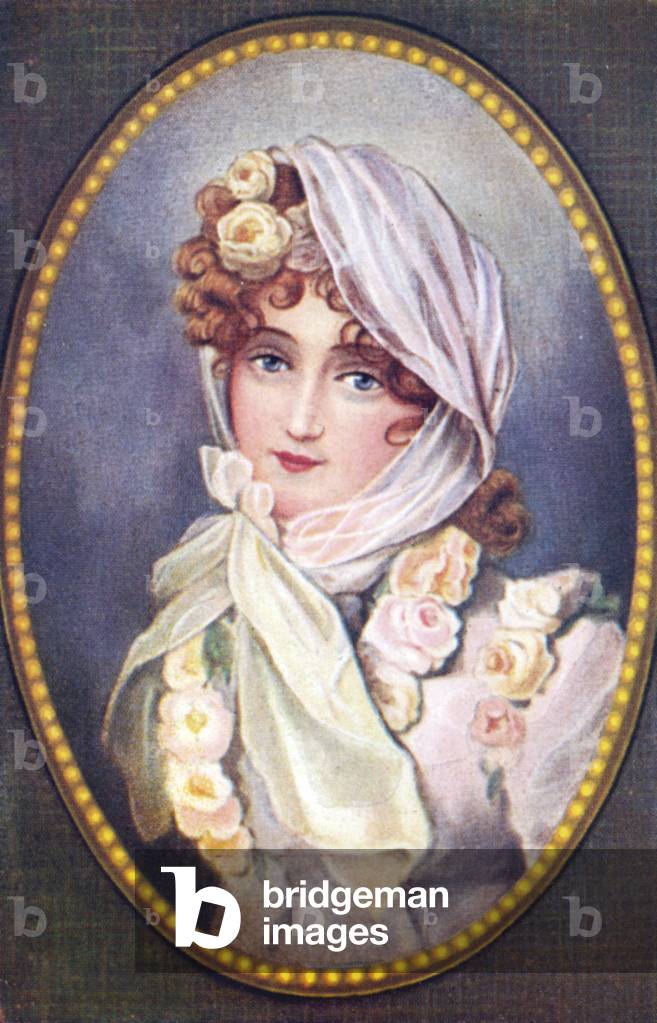 Marie Louise. Portrait of the second wife of Napoléon Bonaparte and Empress of France.