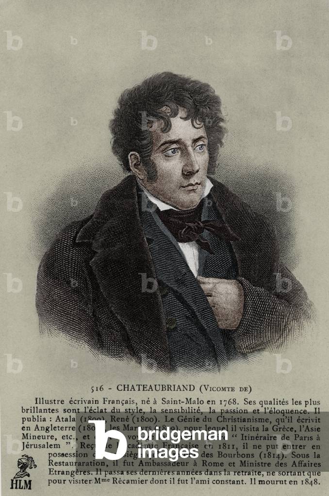 Viscount Chateaubriand - French writer