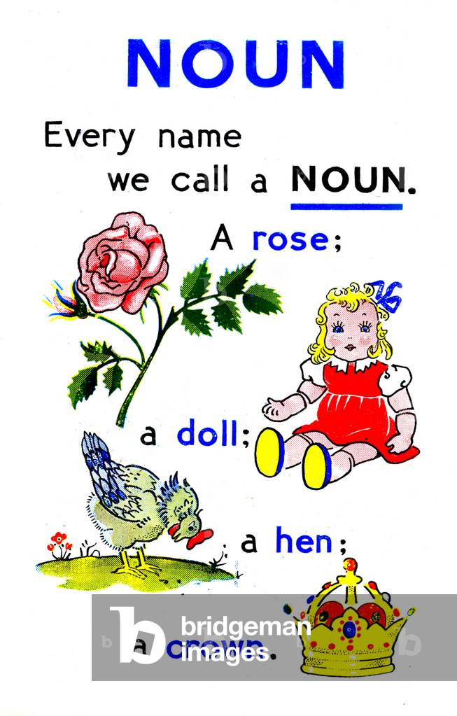 Page from 'First Grammar Book for Children'