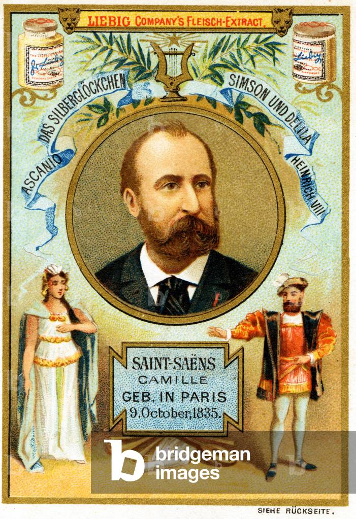 Camille Saint-Saens, early 20th century (chromo)