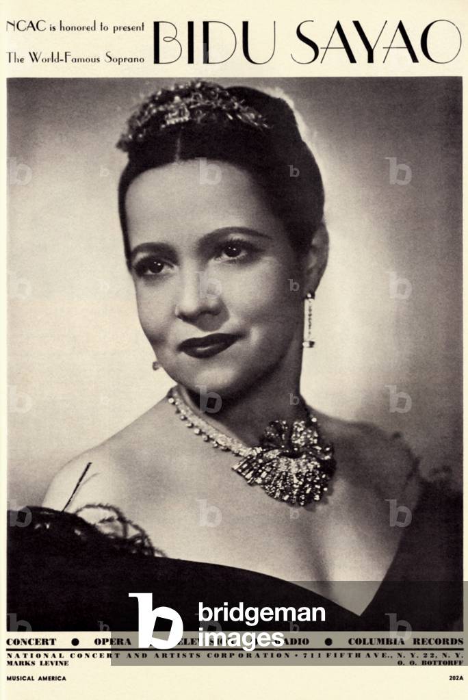 Bidu Sayao - advertisement