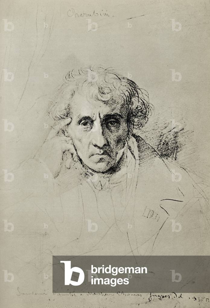 Luigi Cherubini drawing by