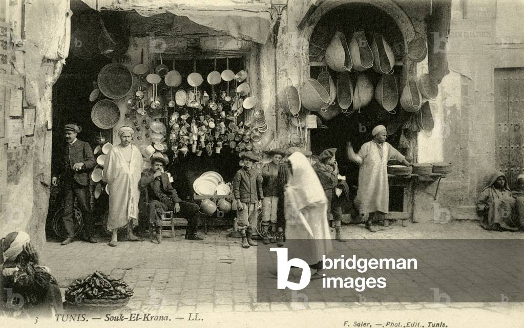 Tunis, late 19th/beg 20th century (postcard)