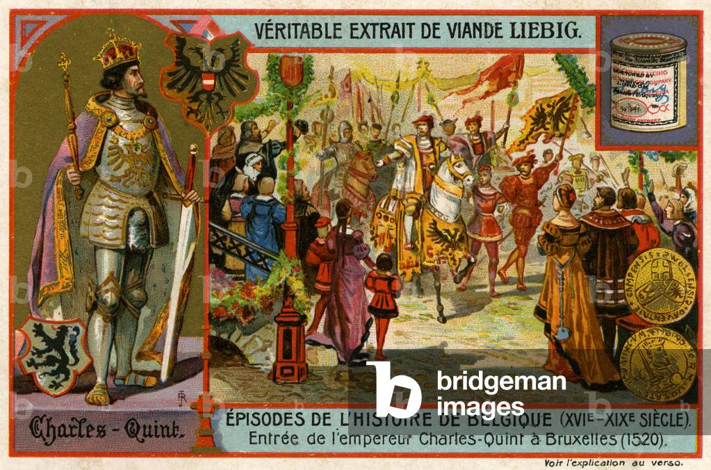 Charles V arrives in Brussels 1520