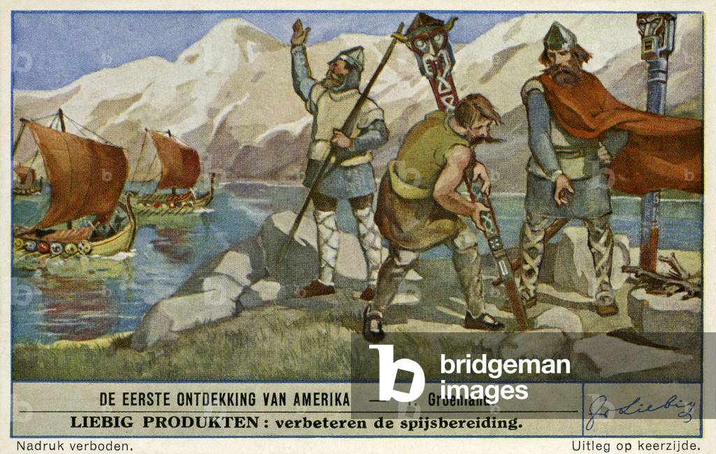 Norse colonisation of America, 1942 (illustration)